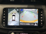 クルマを空から見たような映像が映る、アラウンドビューモニターで、車両周辺の安全確認も一目できます!小さなお子様や障害物も確認できるので、運転のしやすさだけでなく事故防止にも役立ち安心して駐車できます♪
