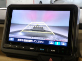 バックカメラもあるので後退時も安心です。視点も切り替えができて便利です。