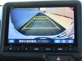 リアワイドカメラシステム!従来の視野に加えて、後方側方を約180&deg;まで見えるワイドビューと、後方を真上から見たような視野で駐車時などに便利なトップダウンビューの3つの視野があります!