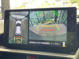 【パノラミックビューモニター】専用のカメラにより、上から見下ろしたような視点で360度クルマの周囲を確認することができます☆死角部分も確認しやすく、狭い場所での切り返しや駐車もスムーズに行えます。