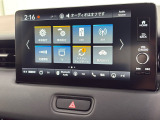 ★スマートフォンのような操作感の静電式タッチパネル。
