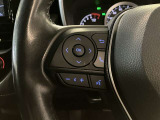 ステアリングスイッチ付き。前方から目を離すことなく操作することが可能です。