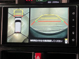 画面切り替えが可能です。フロントのみにする事でフロント大きく見る事が出来ます。