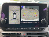 アラウンドビューモニターの映像も確認出来ます。