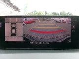 狭い道などであると安心な360&deg;ビューモニター!