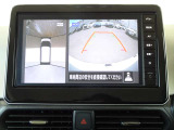 アラウンドビュー☆空から見下ろすような視点で、スムーズな駐車と安全確認をサポート!運転の心強い味方になってくれます♪