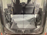 リアシートを倒せば高さを活かした広大なラゲッジスペースにも!自転車も積載可能です!