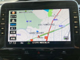 純正ナビゲーション。地上デジタル放送・DVD再生・音楽録音・Bluetooth接続