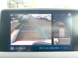 ●ガイドライン付きバックカメラ:不安な駐車もこれで安心!ガイドライン付きなので狭い箇所での駐車もラクラクです!