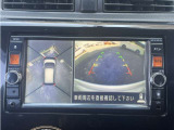 【アラウンドビューモニター】このように真上から見下ろしたような映像が映し出されるため駐車やバックが苦手な方でも安心して行うことが可能となります!!