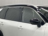 プラスチックバイザーがない分デザインもすっきり★洗車の時の窓拭きもラクラクです!