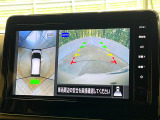 【アラウンドビューモニター】専用のカメラにより、上から見下ろしたような視点で360度クルマの周囲を確認することができます☆死角部分も確認しやすく、狭い場所での切り返しや駐車もスムーズに行えます。