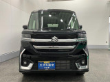 令和6年式 スペーシアカスタム HYBRID GS 4WD 全方位モニターナビ ブルーイッシュブラックパール3