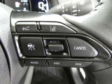 【クル-ズコントロ-ル】・・・高速道路などで一定速度でのクルージングが可能。 余分なアクセル操作を減らし、ドライバーの負担を軽減。 燃費の向上にも貢献します。