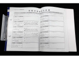 記録簿はお車の履歴書です。出どころのしっかりしたお車です。更に認定中古車の保証を付けてのお渡しです。