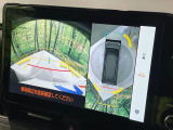 【パノラミックビューモニター】専用のカメラにより、上から見下ろしたような視点で360度クルマの周囲を確認することができます☆死角部分も確認しやすく、狭い場所での切り返しや駐車もスムーズに行えます。