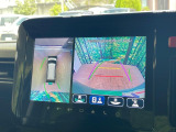 【全方位モニター用カメラ】専用のカメラにより、上から見下ろしたような視点で360度クルマの周囲を確認することができます☆死角部分も確認しやすく、狭い場所での切り返しや駐車もスムーズに行えます。