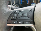 オーデイオやナビのコントロールができるスイッチ、運転中は手を放さず手元で操作可能なんです!