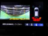バックカメラの画像です。ガイドラインがスムースな車庫入れをサポートいたします。車庫入れの安心感がアップしますね。