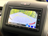 【バックカメラ】駐車時に後方がリアルタイム映像で確認できます。大型商業施設や立体駐車場での駐車時や、夜間のバック時に大活躍!運転スキルに関わらず、今や必須となった装備のひとつです!