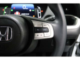 Hondaセンシングの機能のひとつ、アダプティブクルーズコントロール付!アクセルから足を離しても設定したスピードと前車との車間を保ち走行してくれます!車線維持もアシスト☆高速道路で疲労軽減ですね☆