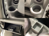 収納スペースや、ドリンクホルダーもついています。長距離ドライブで活躍する必需品ですね♪