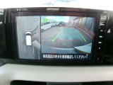 アラウンドビューモニター!空から見下ろしているかのような映像を映し出します。駐車時には安心ですよね♪