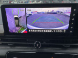 まるでお車を真上から見下ろしたかのような映像をナビに映し出してくれますので狭い駐車場でも周囲を確認する事が出来ますので非常に安心です♪
