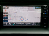 社外品の地デジTV対応のメモリーナビです。遠出や初めての場所でも安心ですね。