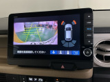 バックモニター付きで車庫入れも安心【カメラアングルは3パターンから選べます】知らない道でも安心して楽しくお出かけができます