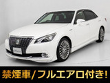 ★トヨタ クラウンマジェスタHV 3.5F★★禁煙車★黒革★フルエアロ★衝突軽減★★レーダークルーズ★プリクラッシュ★★クリアランスソナー★アドバンストPKG★★BSM★リアコンフォート★冷暖房シート★