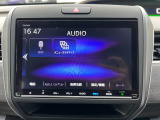 ナビ機能だけではありません、フルセグTVやDVD、BlueTooth等、オーディオ機能も充実しています。