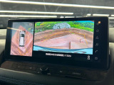 【アラウンドビューモニター】専用のカメラにより、上から見下ろしたような視点で360度クルマの周囲を確認することができます☆死角部分も確認しやすく、狭い場所での切り返しや駐車もスムーズに行えます。