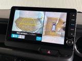 【バックカメラ】リバースにするだけで映ります、後方の安全確認や、狭い駐車場での車庫入れ、雨の日や夜間など視界の悪い時に便利です!安全にバックする為には欠かせない装備です。