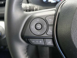 ステアリングスイッチ付き。前方から目を離すことなく操作することが可能です