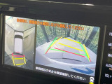 【パノラミックビューモニター】専用のカメラにより、上から見下ろしたような視点で360度クルマの周囲を確認することができます☆死角部分も確認しやすく、狭い場所での切り返しや駐車もスムーズに行えます。
