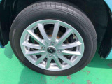 オシャレは足元から。アルミホイールはいてます。