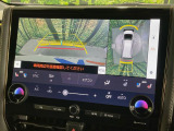 【パノラミックビューモニター】専用のカメラにより、上から見下ろしたような視点で360度クルマの周囲を確認することができます☆死角部分も確認しやすく、狭い場所での切り返しや駐車もスムーズに行えます。