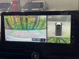 【アラウンドビューモニター】専用のカメラにより、上から見下ろしたような視点で360度クルマの周囲を確認することができます☆死角部分も確認しやすく、狭い場所での切り返しや駐車もスムーズに行えます。