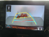バックガイドモニターを装備しています、車庫入れもラクラクです。