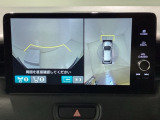 全周囲カメラ搭載☆運転席にいながら車全周囲が確認できるので駐車がスムーズに行なえます。駐車も楽々!