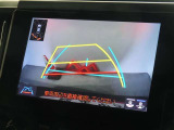 バックガイドモニターを装備しています、車庫入れもラクラクです。