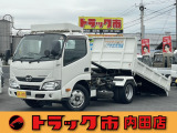 平成30年式日野デュトロ3tローダーダンプ5速MT・新明和製・ETC・電格ミラー・坂道発進・坂道発進・衝突軽減・ダンプピン