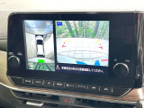 【アラウンドビューモニター】専用のカメラにより、上から見下ろしたような視点で360度クルマの周囲を確認することができます☆死角部分も確認しやすく、狭い場所での切り返しや駐車もスムーズに行えます。
