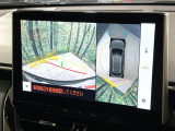 【パノラミックビューモニター】専用のカメラにより、上から見下ろしたような視点で360度クルマの周囲を確認することができます☆死角部分も確認しやすく、狭い場所での切り返しや駐車もスムーズに行えます。