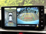 【パノラミックビューモニター】専用のカメラにより、上から見下ろしたような視点で360度クルマの周囲を確認することができます☆死角部分も確認しやすく、狭い場所での切り返しや駐車もスムーズに行えます。