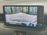 【バックカメラ】駐車時に後方がリアルタイム映像で確認できます。大型商業施設や立体駐車場での駐車時や、夜間のバック時に大活躍!運転スキルに関わらず、今や必須となった装備のひとつです!