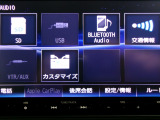 SDカード、USB入力、Bluetoothオーディオに対応しています。