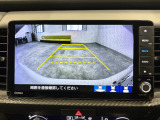 バックカメラの画像です。車庫入れの安心感がアップしますね☆