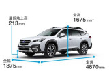 車両寸法。(LimitedEXの数値です)画像はイメージで、実際の仕様とは異なる場合があります